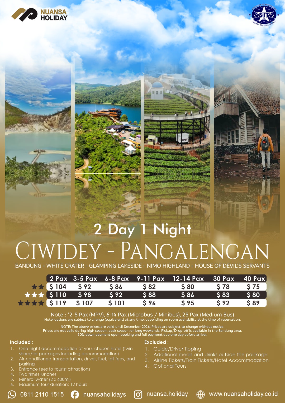 Ciwidey Tour – Pangalengan Tour 2 Days 1 Night
