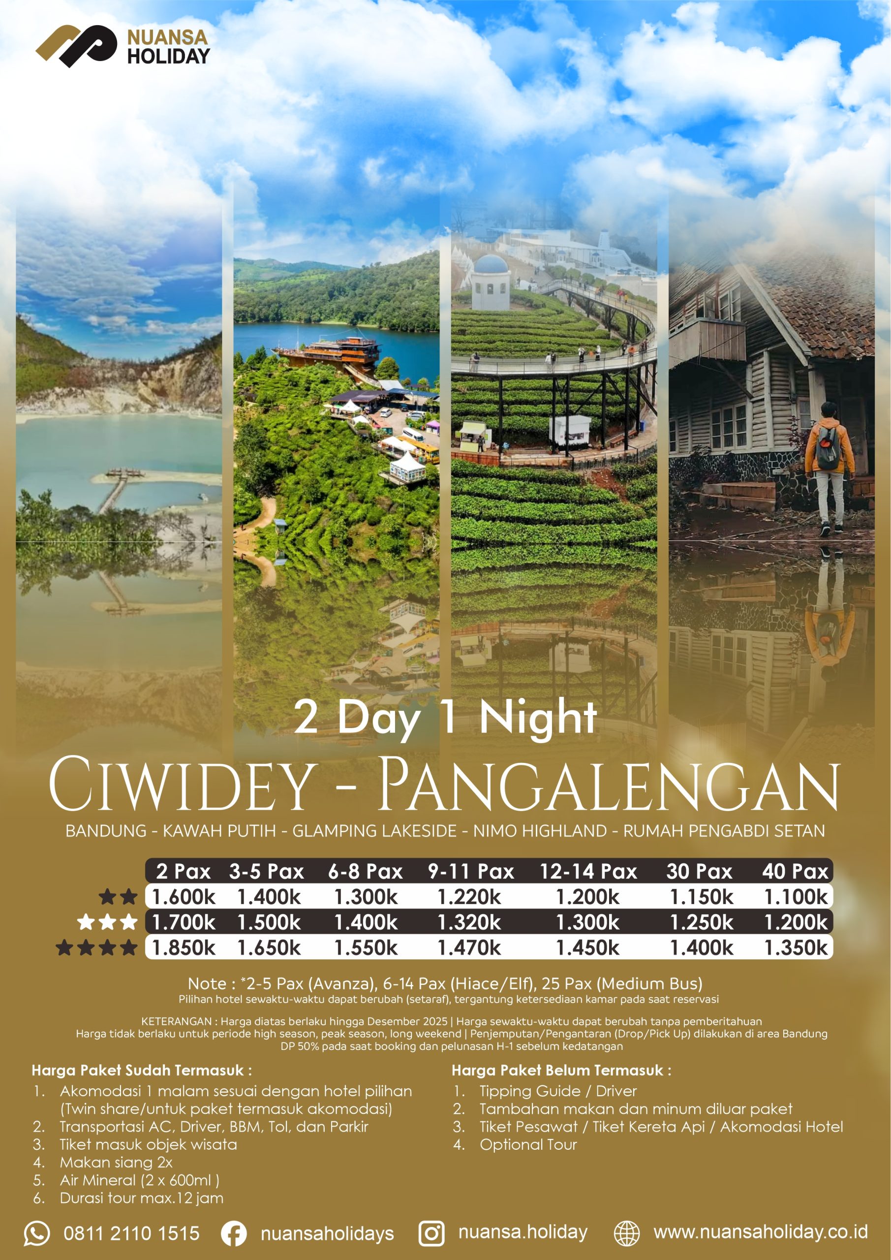 Ciwidey Tour – Pangalengan Tour 2 Days 1 Night