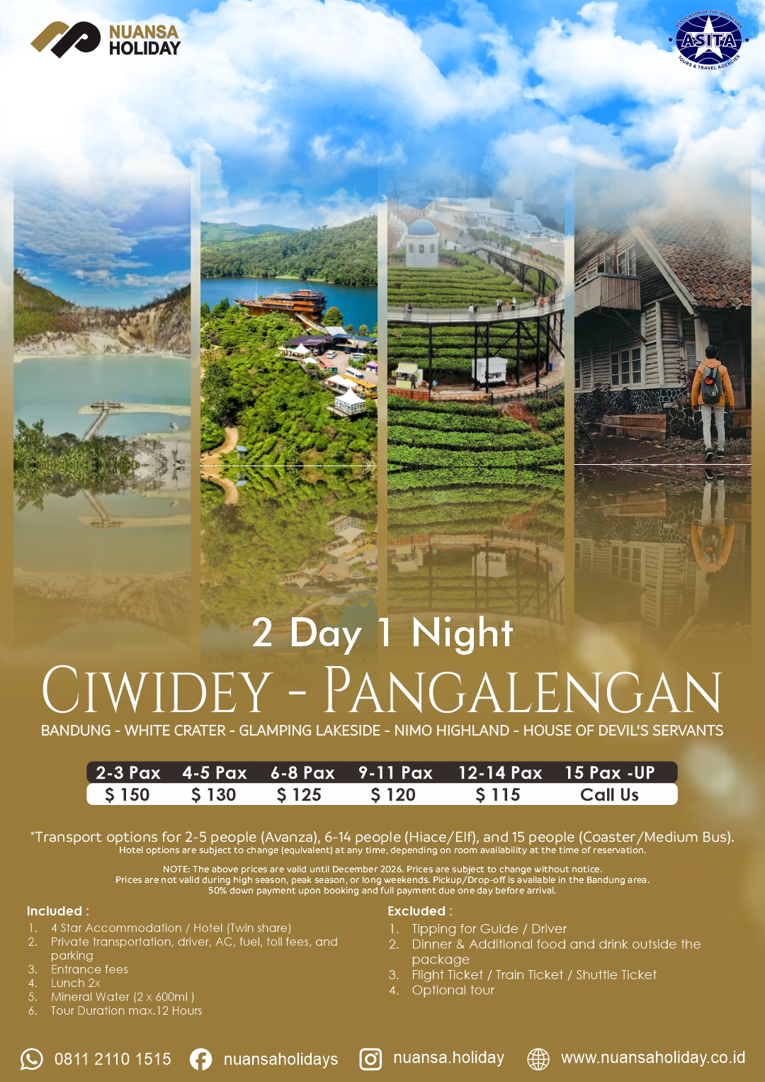 Ciwidey Tour - Pangalengan Tour 2 Days 1 Night