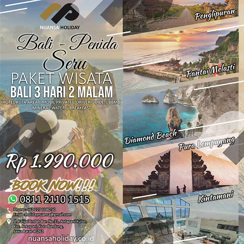 Bali Tour – Penida Tour 3 Days 2 Nights