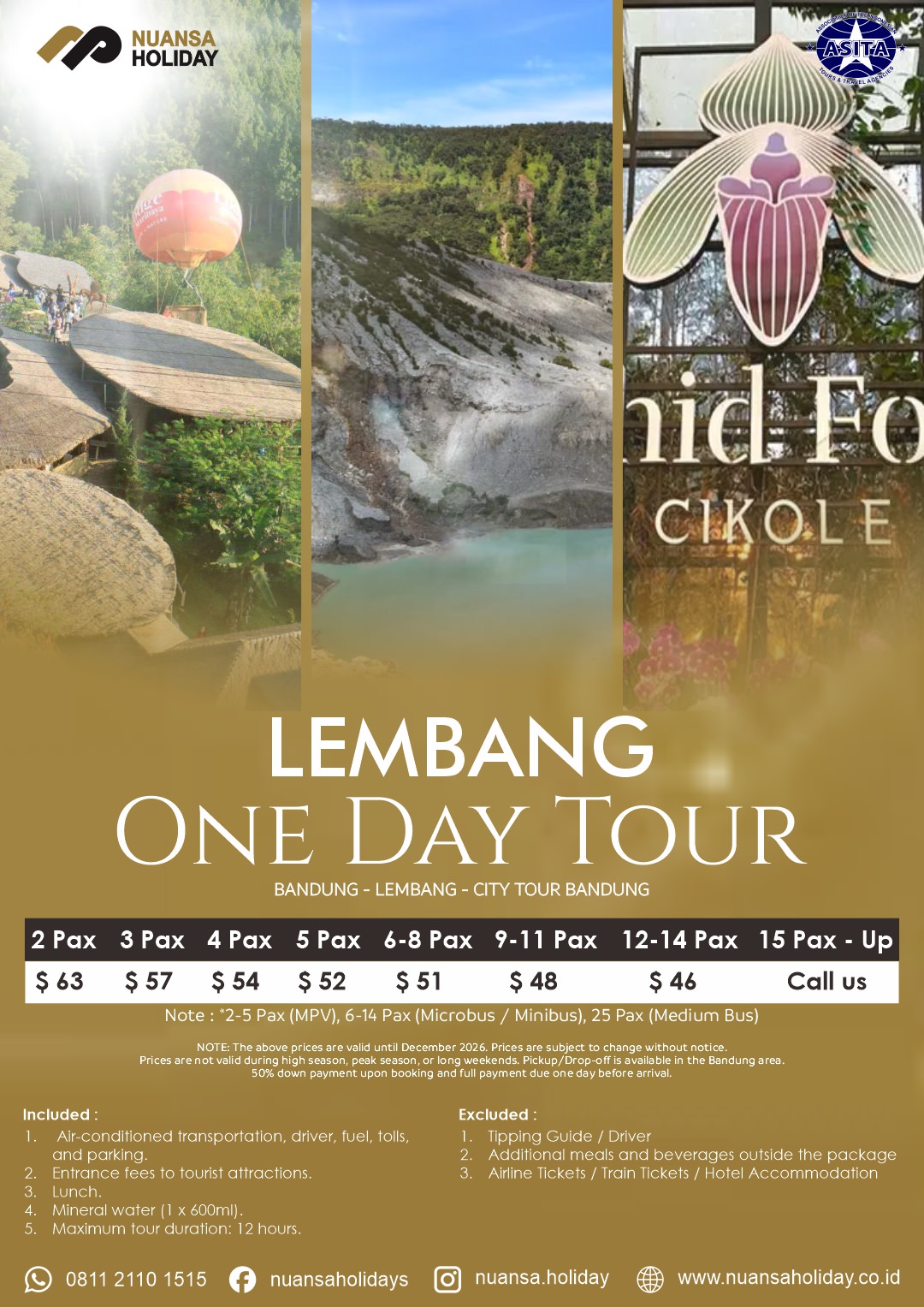 One Day Tour Lembang