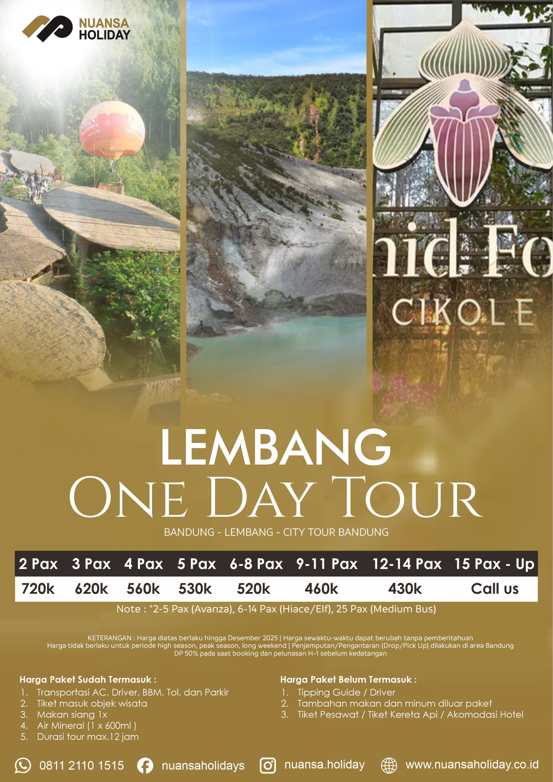 One Day Tour Lembang