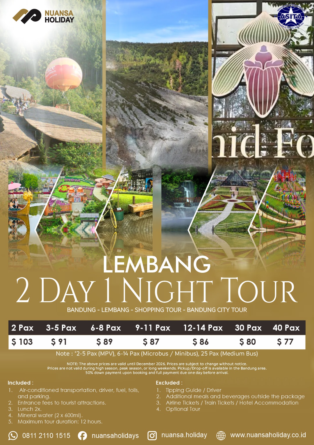 Lembang Tour 2 Days 1 Night