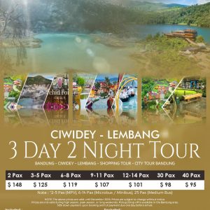 Bandung &ndash; Ciwidey &ndash; Lembang Tour 3 Days 2 Nights