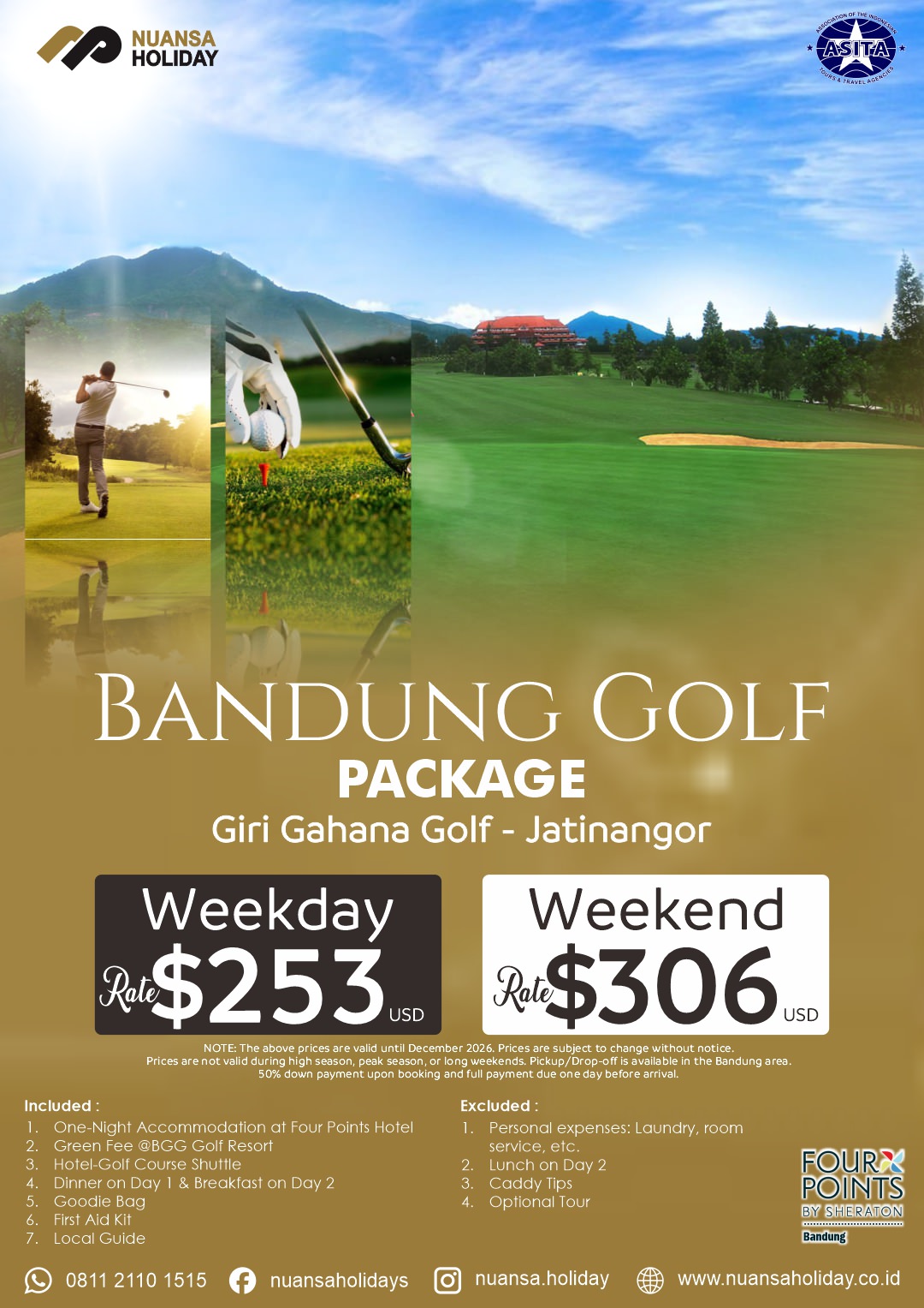 Bandung Golf Package – Bandung Giri Gahana Golf