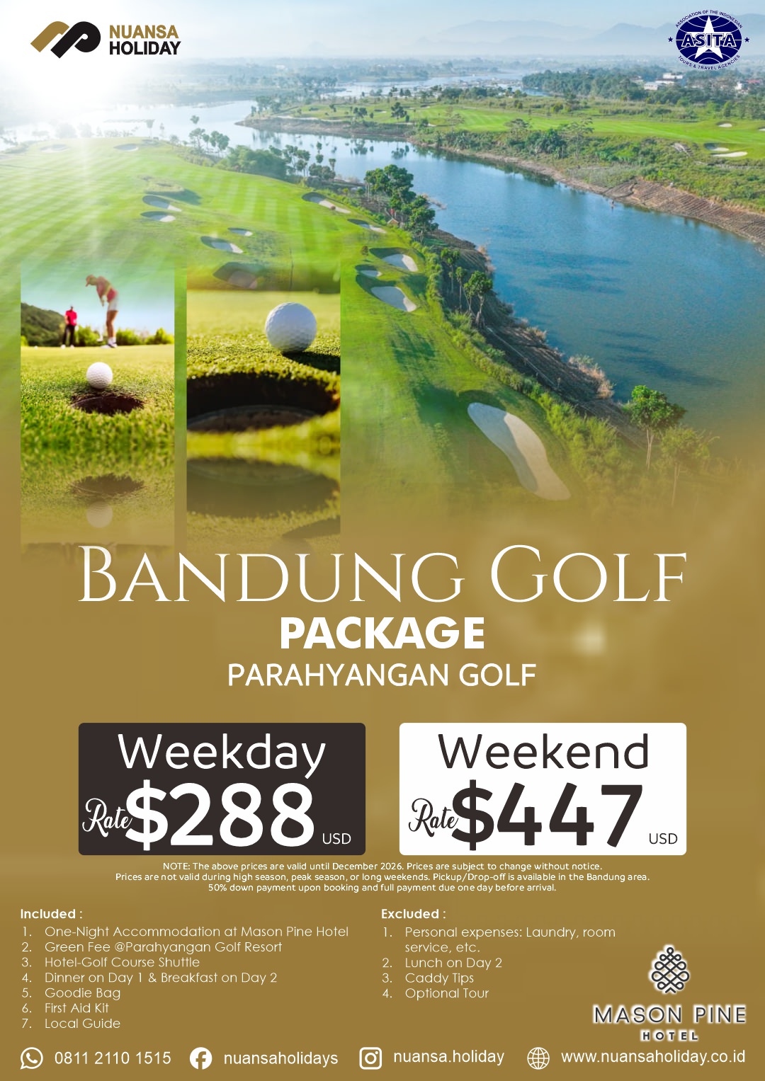 Golf Bandung – Kota Baru Parahyangan Golf Resort