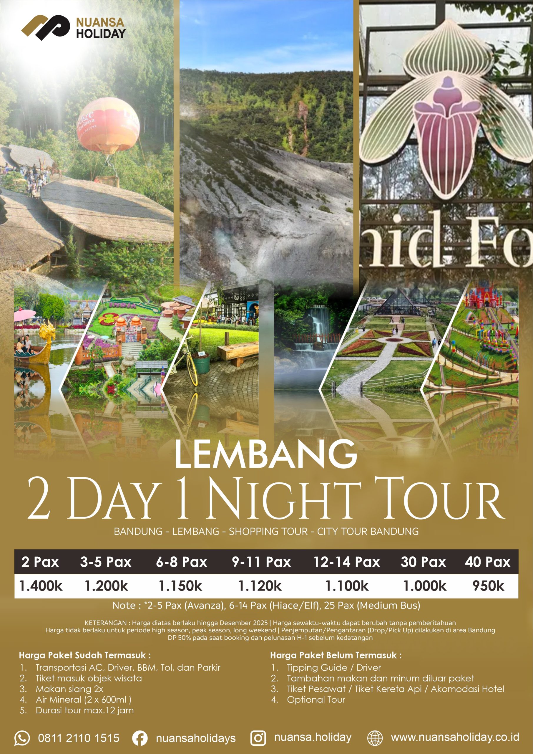 Lembang Tour 2 Days 1 Night