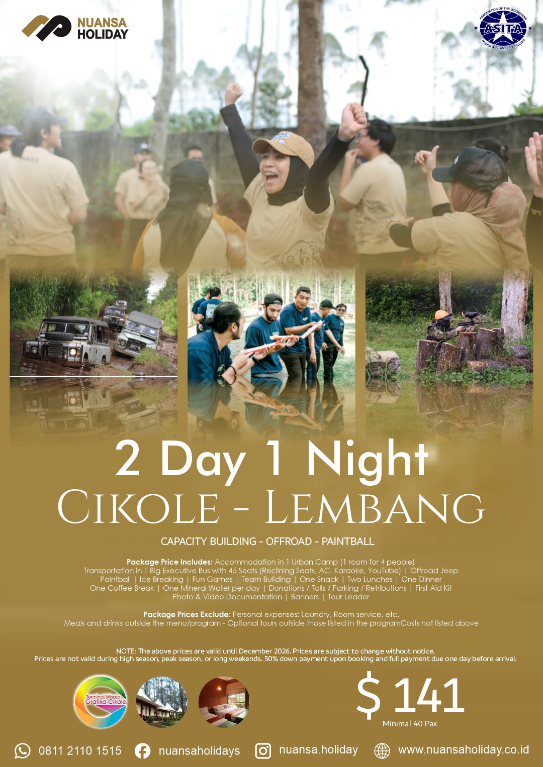 Capacity Building Offroad Paintball – Cikole 2 Days 1 Night