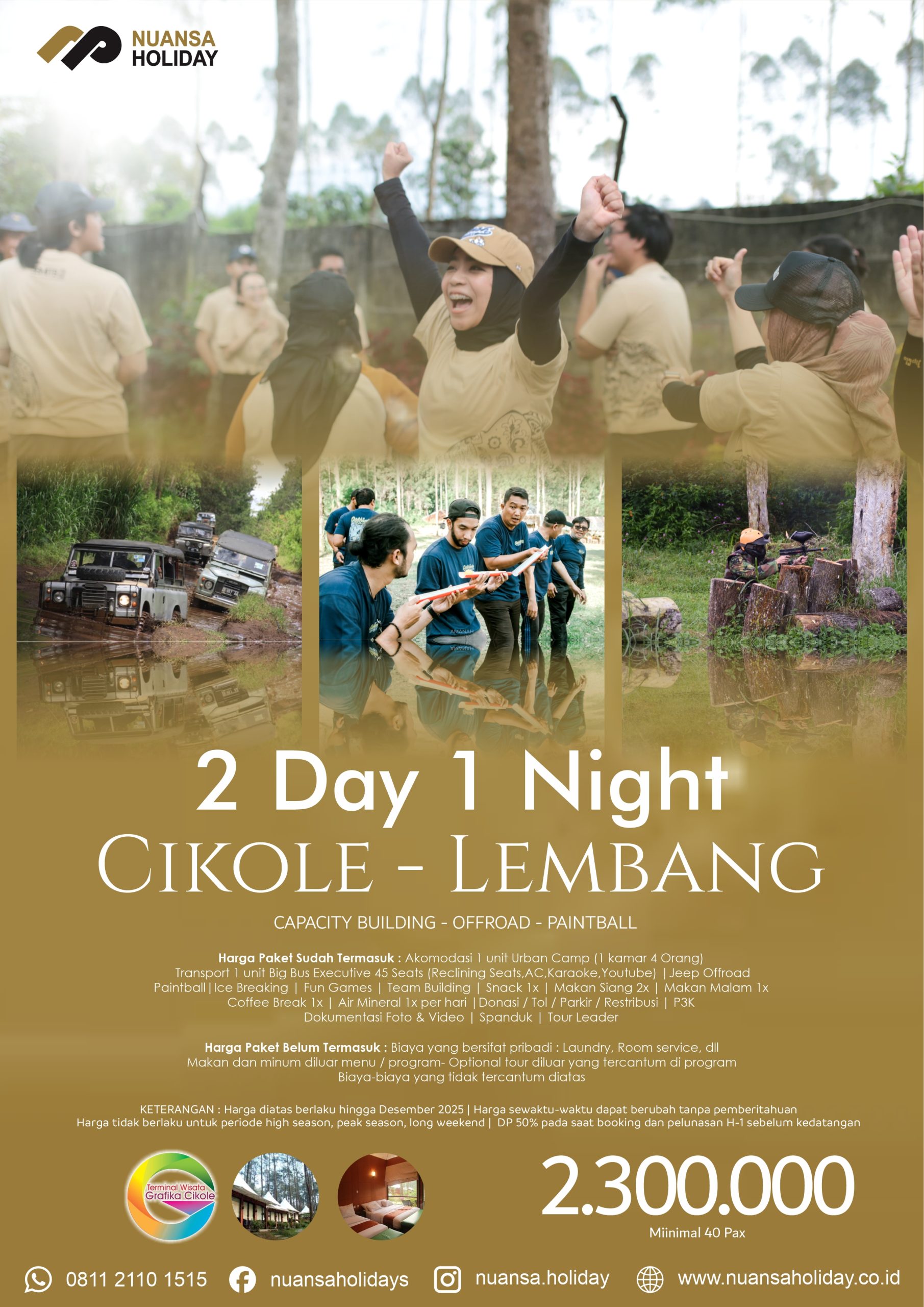 Capacity Building Offroad Paintball – Cikole 2 Days 1 Night