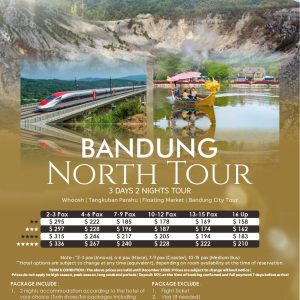 Bandung North Tour 3 Days 2 Nights