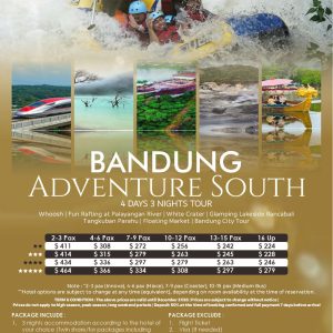 Bandung Adventure South 4 Days 3 Nights