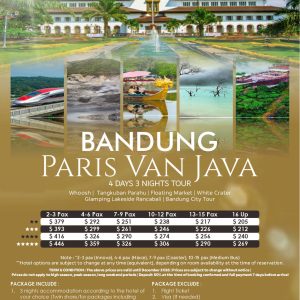 Bandung Paris Van Java 4 Days 3 Nights Tour