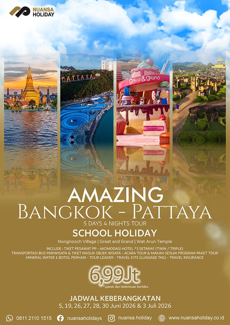 Amazing Bangkok – Pattaya 5D4N
