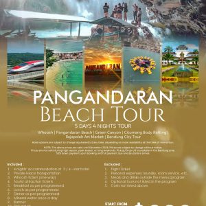 Pangandaran Beach Tour Package 5 Days 4 Nights