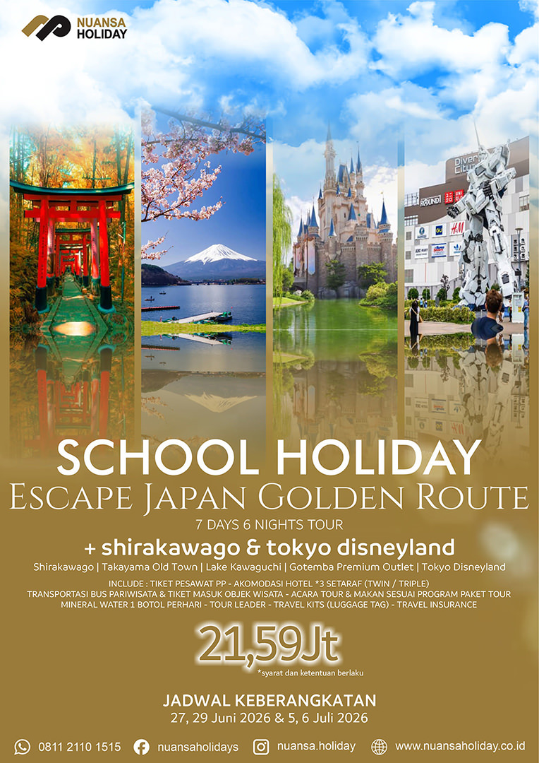 School Holiday Escape Japan Golden Route 7D6N