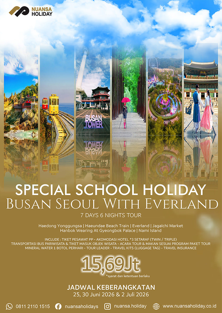 Special School Holiday Busan Seoul With Everland 7D6N