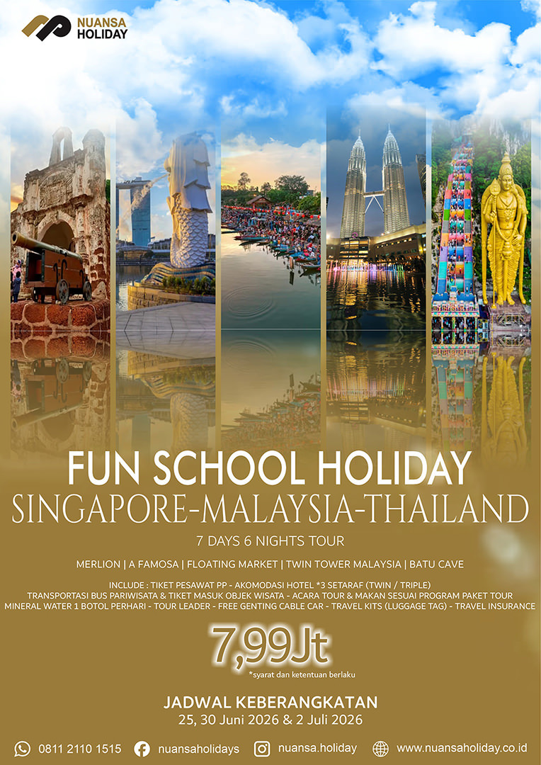 Fun School Holiday 3 Countries 7D6N