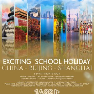 Exciting School Holiday China Beijing Shanghai 8D7N